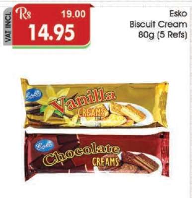 Esko Biscuit Cream 80g (5 Refs)