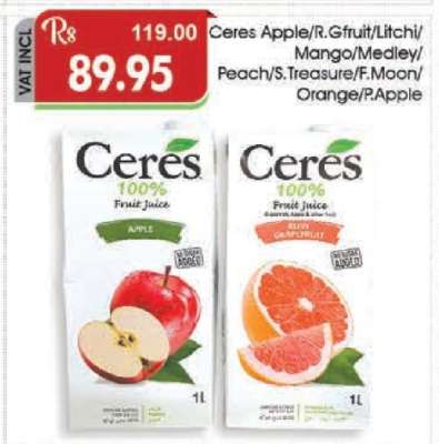 Ceres 100% Fruit Juice