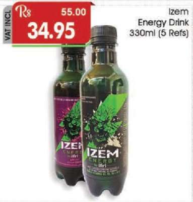 Izem Energy Drink 330ml (5 Refs)