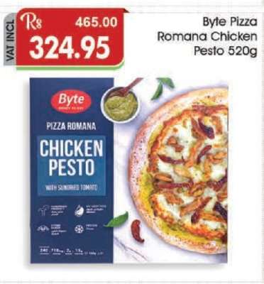 Byte Pizza Romana Chicken Pesto 520g
