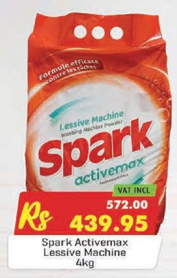 Spark Activemax Lessive Machine 4kg
