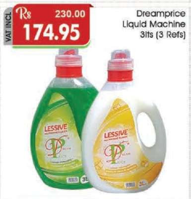 Dreamprice Liquid Machine 3lts (3 Refs)