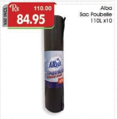 Alba Sac Poubelle 110L x10