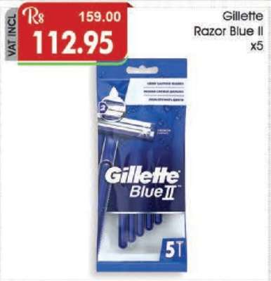 Gillette Razor Blue II x5