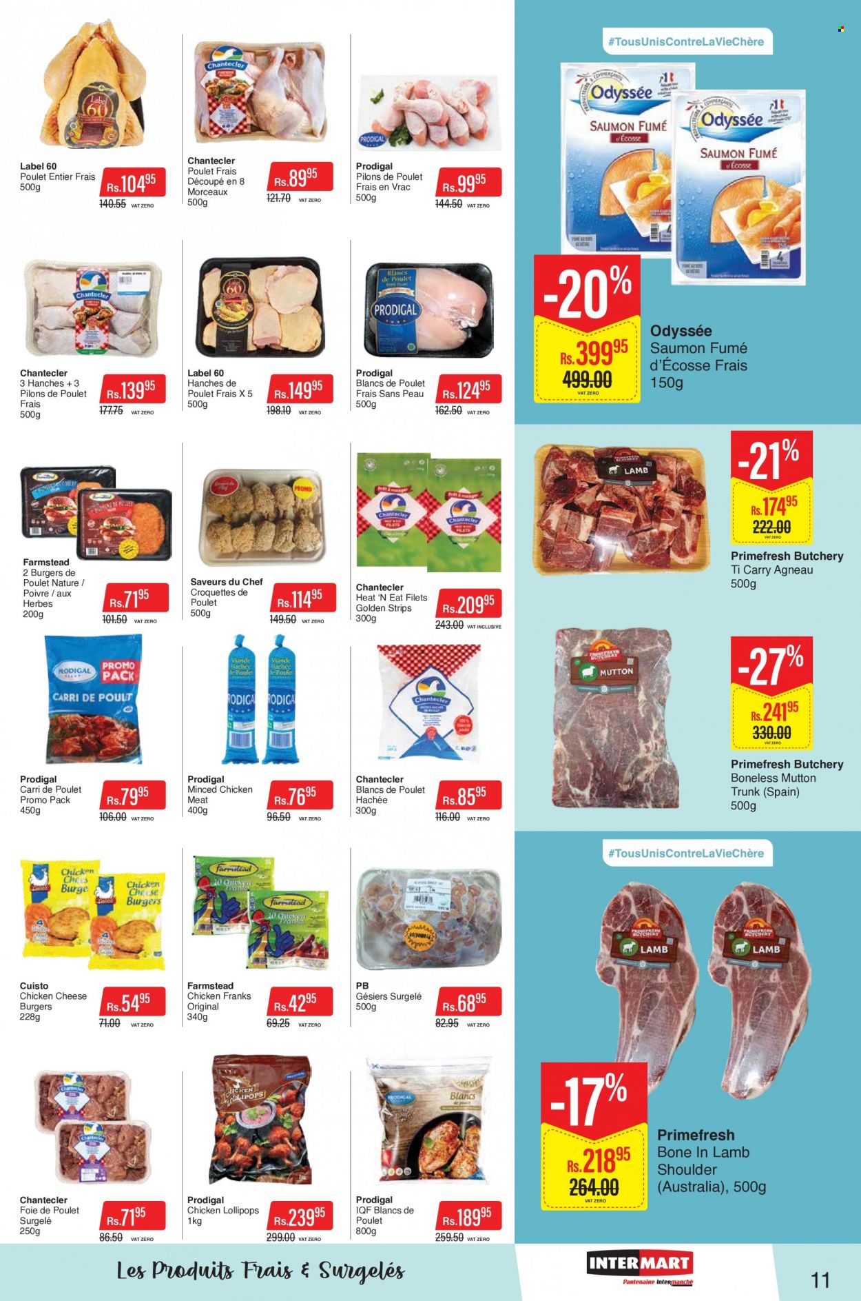 <magasin> - <du DD/MM/YYYY au DD/MM/YYYY> - Produits soldés - ,<products from flyers>. Page 11. 