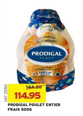 PRODIGAL POULET ENTIER FRAIS 500G