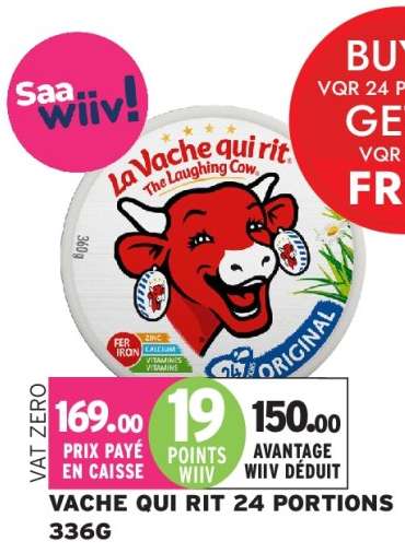VACHE QUI RIT 24 PORTIONS 336G
