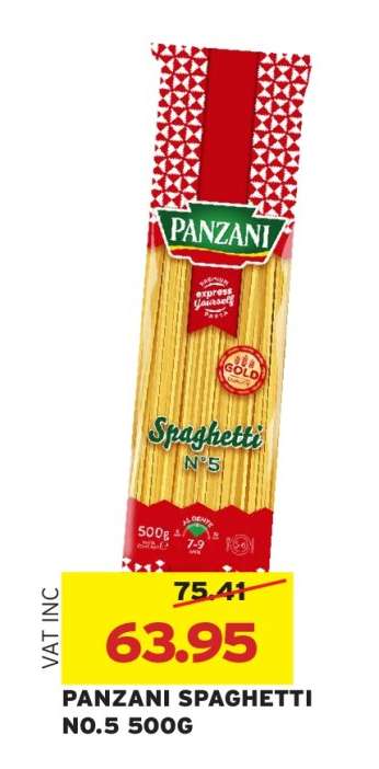 PANZANI SPAGHETTI NO.5 500G