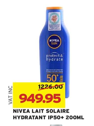 NIVEA LAIT SOLAIRE HYDRATANT IP50+ 200ML