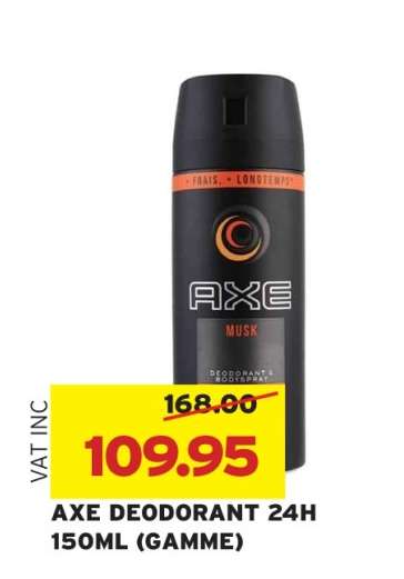 AXE DEODORANT 24H