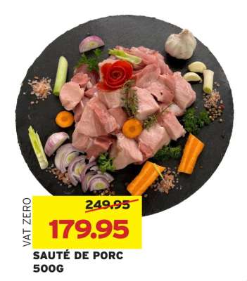SAUTE DE PORC