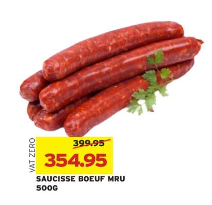 SAUCISSE BOEUF MRU