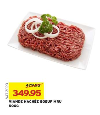 VIANDE HACHEE BOEUF MRU