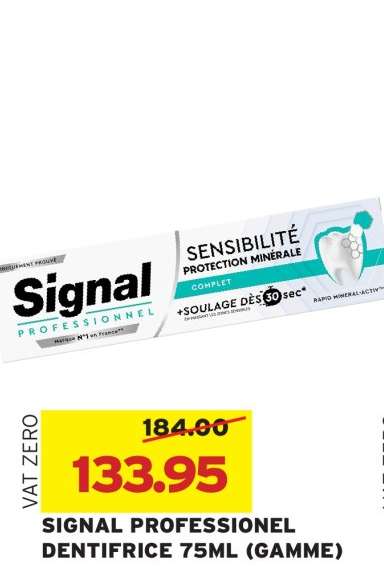 SIGNAL PROFESSIONNEL DENTIFRICE 75ML (GAMME)
