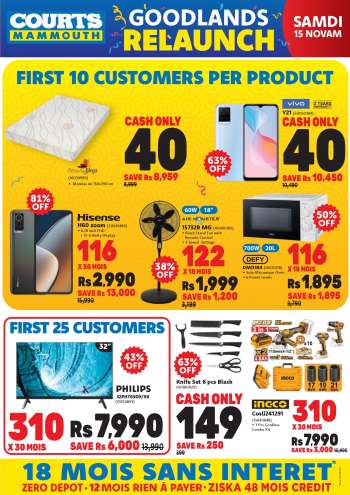 Catalogue Courts Mammouth - 14/11/2025 - 27/11/2025.