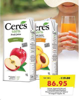 Ceres 100% Fruit Juice