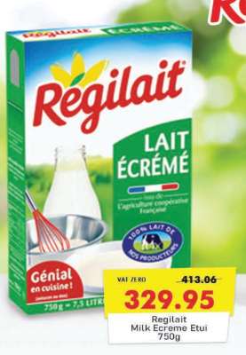 Regilait Milk Ecreme Etui 750g