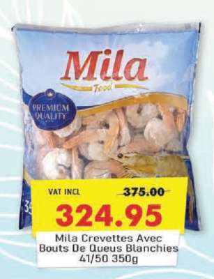 Mila Crevettes Avec Bouts De Queues Blanchies