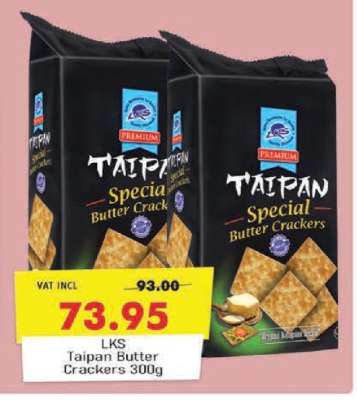 Taipan Butter Crackers 300g
