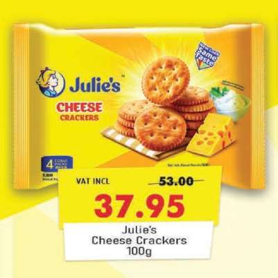 JULIE'S CHEESE CRACKERS