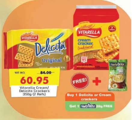 Vitarella Cream/Delicita Crackers