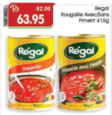 Regal Rougaille Avec/Sans Piment 415g