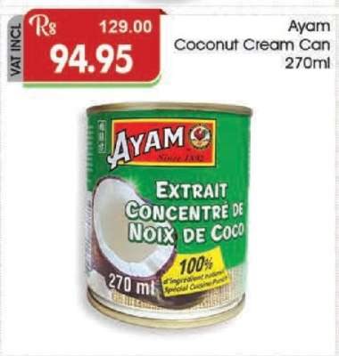 Ayam Coconut Cream Can 270ml