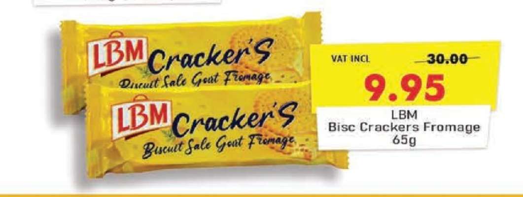 LBM Bisc Crackers Fromage 65g