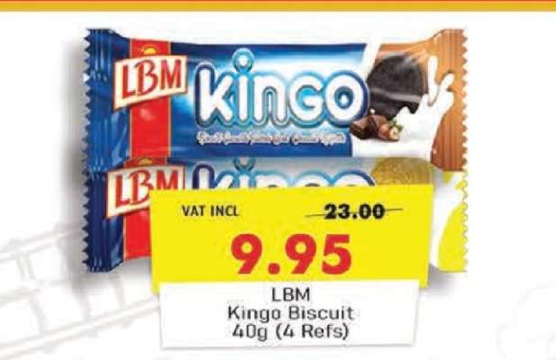 LBM Kingo Biscuit 40g (4 Refs)