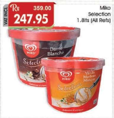 Miko Selection 1.8lts (All Refs)