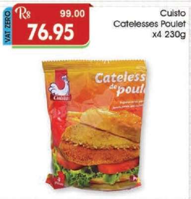 Cuisto Catelesses Poulet x4 230g
