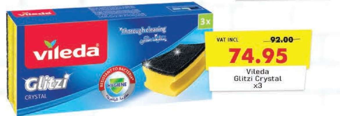 Vileda Glitzi Crystal x3