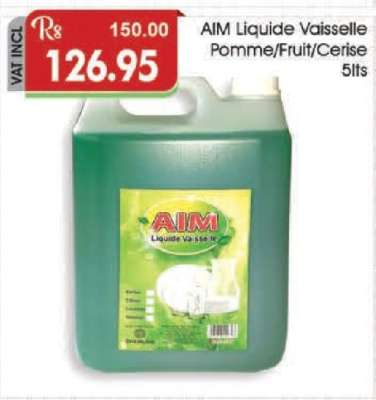 AIM Liquide Vaisselle Pomme/Fruit/Cerise 5lts