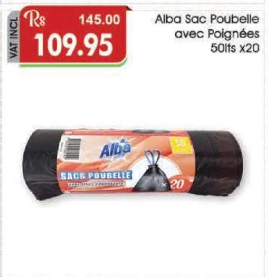 Alba Sac Poubelle avec Poignees