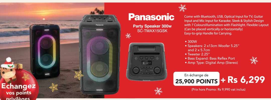 Panasonic Party Speaker 300W SC-TMAX15GSX