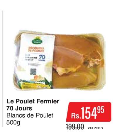 Le Poulet Fermier 70 jours