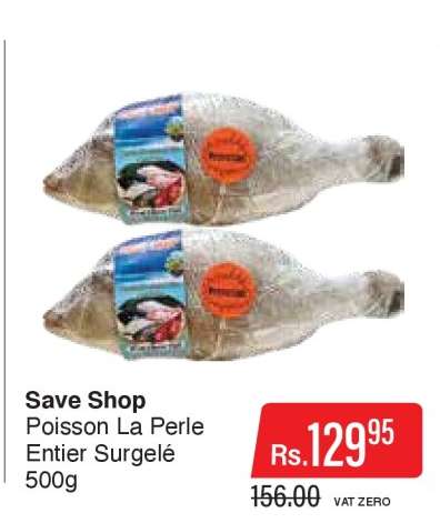 Poisson La Perle Entier Surgelé