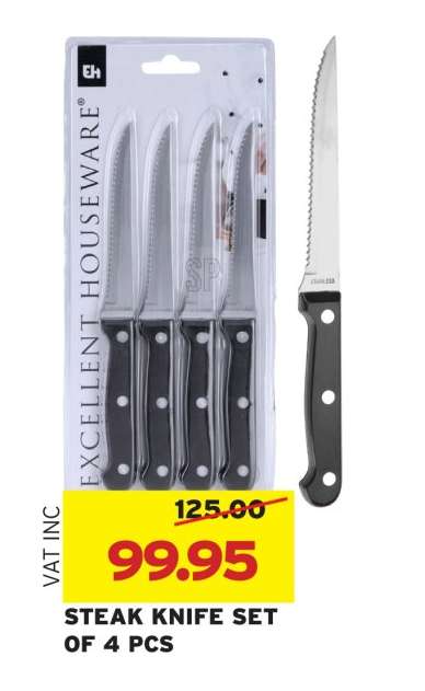 STEAK KNIFE SET OF 4 PCS