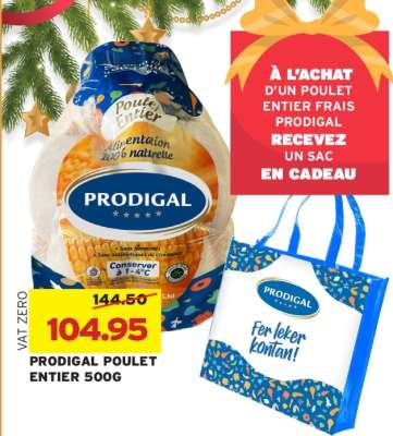 PRODIGAL POULET ENTIER 500G