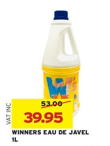 WINNERS EAU DE JAVEL