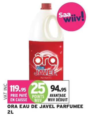 ORA EAU DE JAVEL PARFUMEE 2L