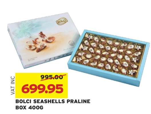Bolci Seashells Praline Box 400g