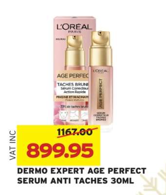 DERMO EXPERT AGE PERFECT SERUM ANTI TACHES 30ML