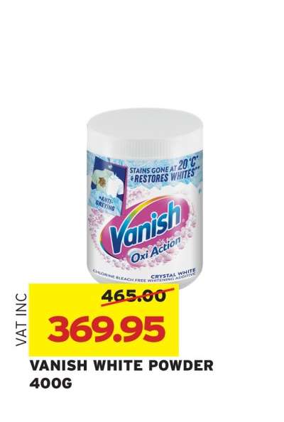 VANISH WHITE POWDER 400G