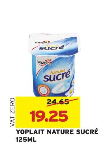 Yoplait Nature Sucre