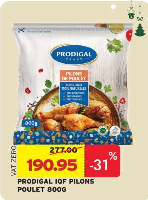 PRODIGAL IQF PILONS POULET 800G