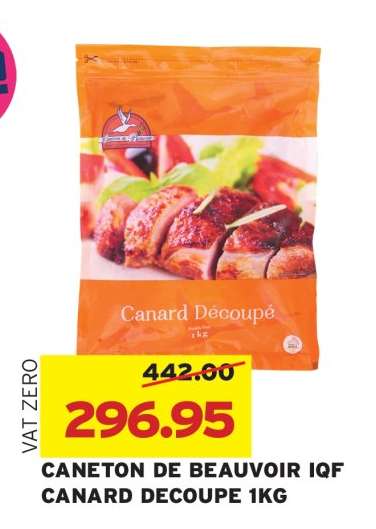 CANETON DE BEAUVOIR IQF