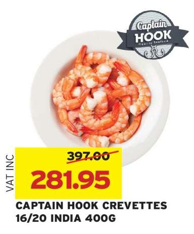 CAPTAIN HOOK CREVETTES