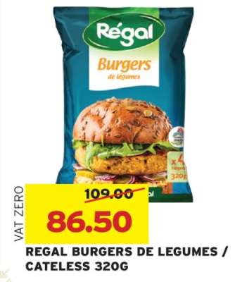 REGAL BURGERS DE LEGUMES / CATELESS 320G