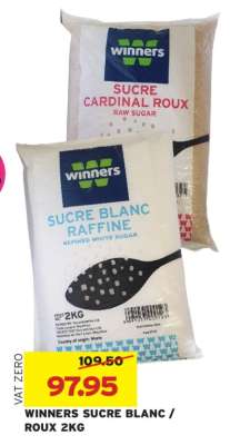 WINNERS SUCRE BLANC / ROUX 2KG